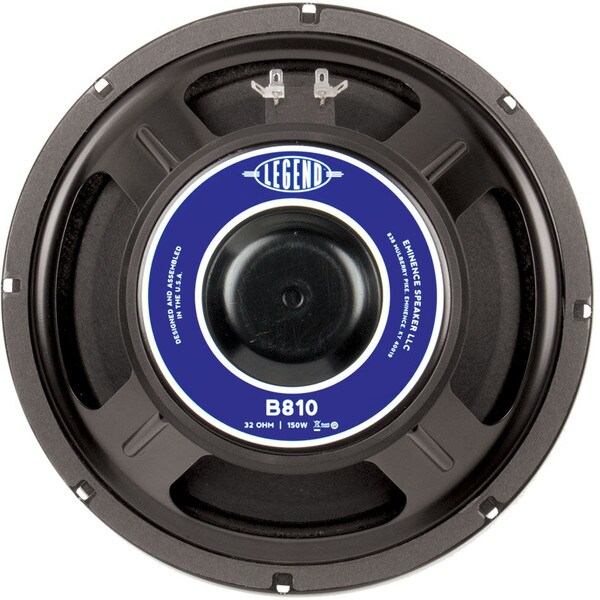 Main product image for Eminence Legend B810 10" Bass Guitar Driver 32 Ohm 290-468